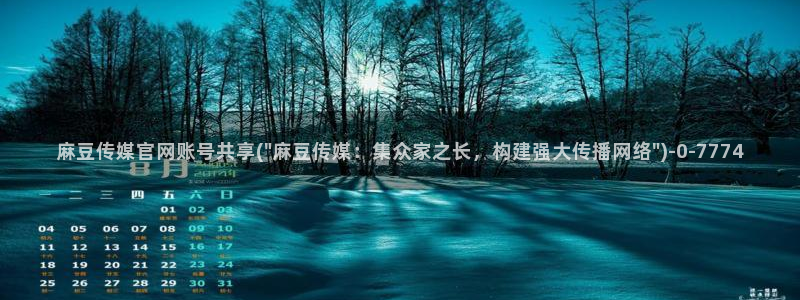 麻豆传媒官网账号